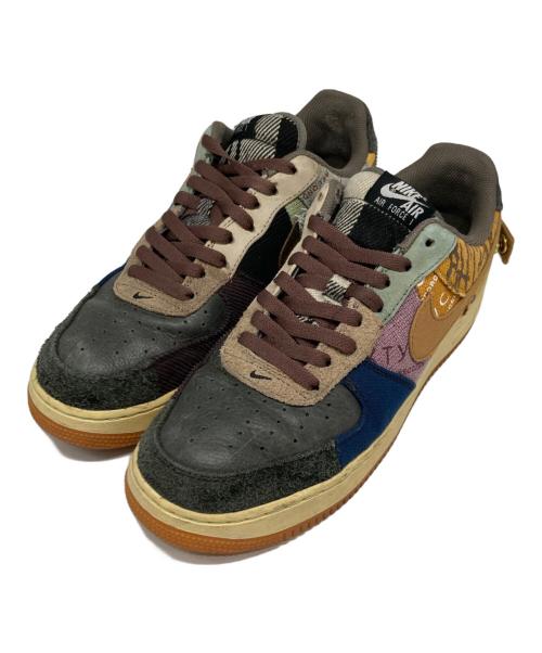 NIKE（ナイキ）NIKE (ナイキ) TRAVIS SCOTT (トラヴィススコット) Air Force 1 Low Cactus Jack ブラウン サイズ:28.5の古着・服飾アイテム