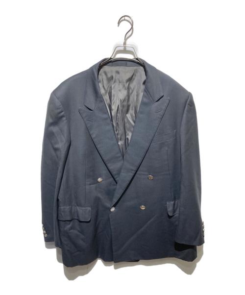 Burberry's（バーバリー）Burberry's (バーバリーズ) カシミヤ混ダブルジャケット グレー サイズ:175F4の古着・服飾アイテム