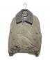 DUVETICA（デュベティカ）の古着「襟ボアフライトジャケット」｜カーキ