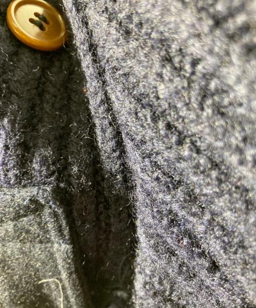 BLUE BLUE（ブルーブルー）BLUE BLUE (ブルーブルー) チンスト圧縮ニットジャケット ネイビー サイズ:3の古着・服飾アイテム