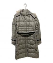 UNTITLED（アンタイトル）の古着「ベルト付ダウンコート」｜カーキ