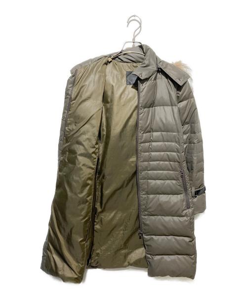 UNTITLED（アンタイトル）UNTITLED (アンタイトル) ベルト付ダウンコート カーキ サイズ:1の古着・服飾アイテム