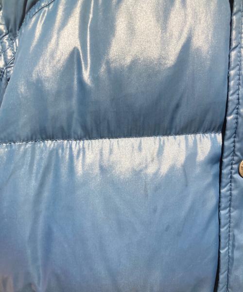 DIESEL（ディーゼル）DIESEL (ディーゼル) 00S ネックジップダウンジャケット ブルー サイズ:Mの古着・服飾アイテム