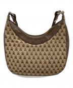 BROOKS BROTHERSブルックスブラザーズ）の古着「USA製ジャガードトートバッグ」｜ベージュ