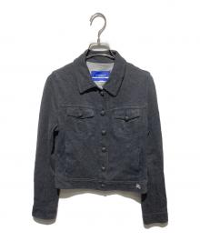BURBERRY BLUE LABEL（バーバリー ブルー レーベル）の古着「袖裏ノヴァチェックジャケット」｜グレー