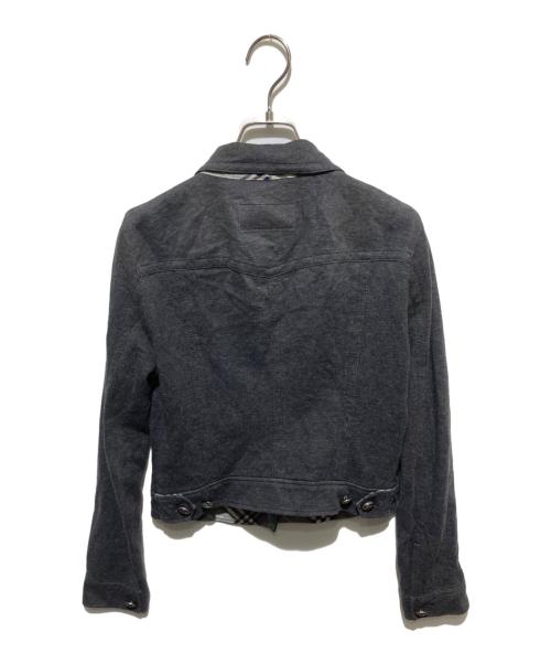 BURBERRY BLUE LABEL（バーバリーロンドンブルーレーベル）BURBERRY BLUE LABEL (バーバリーロンドンブルーレーベル) 袖裏ノヴァチェックジャケット グレー サイズ:38の古着・服飾アイテム