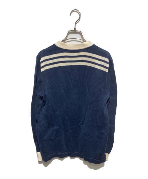 POLO RALPH LAUREN（ポロ・ラルフローレン）POLO RALPH LAUREN (ポロ・ラルフローレン) ワッペンニットカーディガン ネイビー サイズ:ＸＬの古着・服飾アイテム