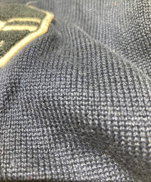 POLO RALPH LAUREN（ポロ・ラルフローレン）POLO RALPH LAUREN (ポロ・ラルフローレン) ワッペンニットカーディガン ネイビー サイズ:ＸＬの古着・服飾アイテム