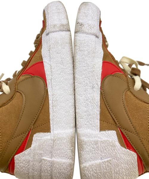 NIKE（ナイキ）NIKE (ナイキ) sacai (サカイ) BLAZER LOW/SACAI ブラウン サイズ:28cmの古着・服飾アイテム