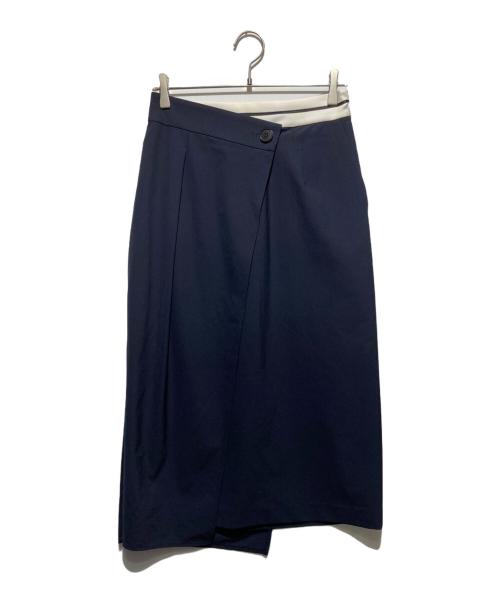 ADORE（アドーア）ADORE (アドーア) アシメレイヤードスカート ネイビー サイズ:38 未使用品の古着・服飾アイテム