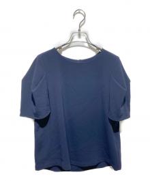 SOEJU（ソージュ）の古着「肩タックブラウス」｜ネイビー