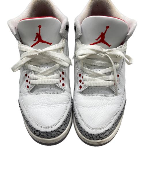 NIKE（ナイキ）NIKE (ナイキ) ハイカットスニーカー/ Air Jordan 3 Retro White Cement Reimagined ホワイト サイズ:28cmの古着・服飾アイテム