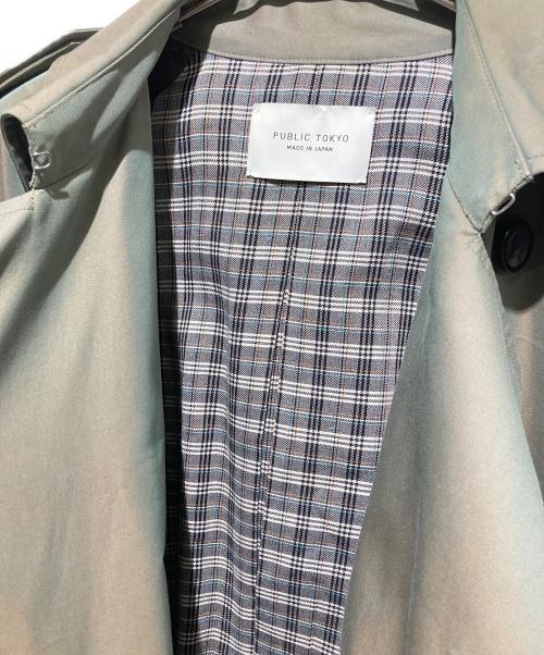 PUBLIC TOKYO（パブリックトウキョウ）PUBLIC TOKYO (パブリックトウキョウ) トレンチコート ベージュ サイズ:FREEの古着・服飾アイテム