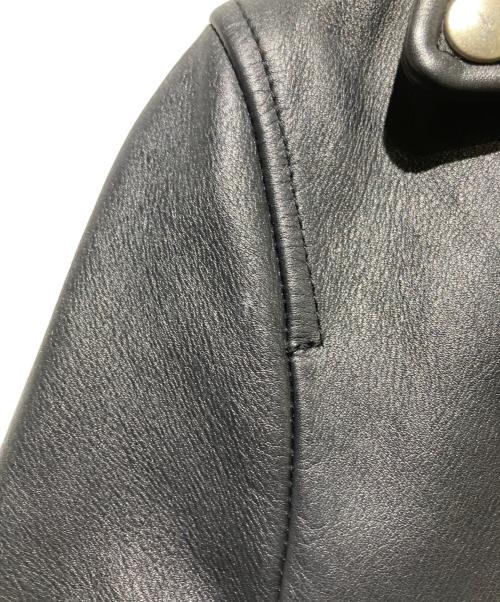 UNITED TOKYO（ユナイテッドトーキョー）UNITED TOKYO (ユナイテッドトーキョー) カウハイドダブルライダースジャケット ブラック サイズ:1の古着・服飾アイテム