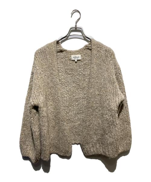LE GLAZIK（ル グラジック）LE GLAZIK (ル グラジック) ブラッシュド アルパカ ショートカーディガン ベージュ サイズ:-の古着・服飾アイテム