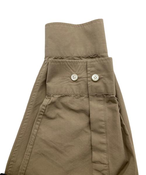 SOFTHYPHEN（ソフトハイフン）SOFTHYPHEN (ソフトハイフン) DOUBLE FRONT OVER SIZED SIGNATURE SHIRT ベージュ サイズ:3の古着・服飾アイテム