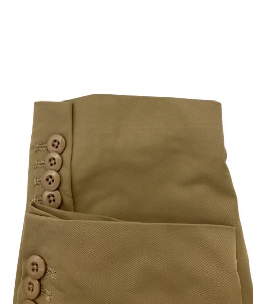 WILD THINGS（ワイルドシングス）WILD THINGS (ワイルドシングス) MAGIC STICK (マジックスティック) 比翼テーラードジャケット ベージュ サイズ:Lの古着・服飾アイテム