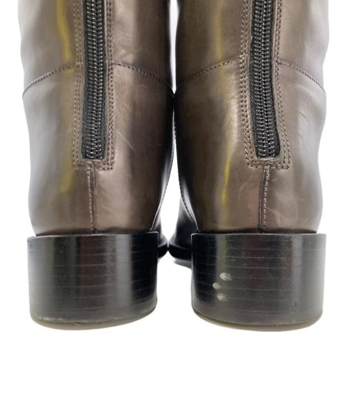 SARTORE（サルトル）SARTORE (サルトル) バックファスナーシングルベルトロングブーツ ブラウン サイズ:36の古着・服飾アイテム