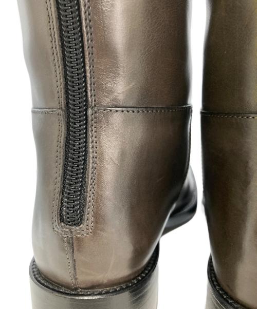 SARTORE（サルトル）SARTORE (サルトル) バックファスナーシングルベルトロングブーツ ブラウン サイズ:36の古着・服飾アイテム