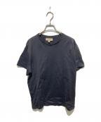 BURBERRY UNIFORMバーバリー ユニフォーム）の古着「TBロゴ刺繍Tシャツ」｜ブラック