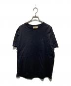 BURBERRY UNIFORMバーバリー ユニフォーム）の古着「TBロゴ刺繍Tシャツ」｜ブラック