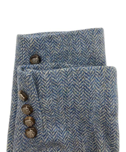 LAUREN RALPH LAUREN（ローレンラルフローレン）LAUREN RALPH LAUREN (ローレンラルフローレン) 90s エルボーパッチ3Bツイートジャケット ブルー サイズ:不明の古着・服飾アイテム