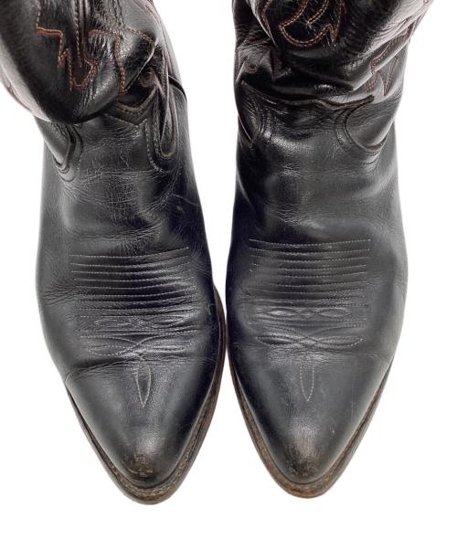 western boots（ウェスタンブーツ）western boots (ウェスタンブーツ) ウェスタンブーツ ブラック サイズ:不明の古着・服飾アイテム
