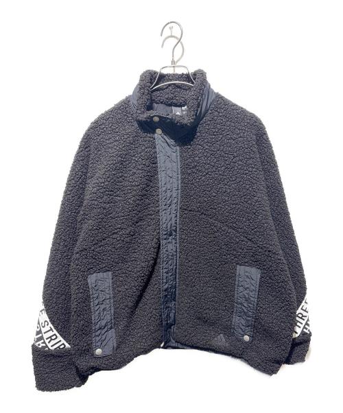 adidas（アディダス）adidas (アディダス) ボアジャケット ブラック サイズ:ＸＬの古着・服飾アイテム