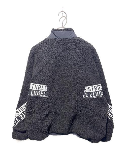 adidas（アディダス）adidas (アディダス) ボアジャケット ブラック サイズ:ＸＬの古着・服飾アイテム
