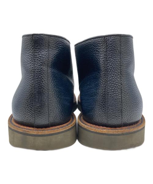 PAUL SMITH（ポールスミス）PAUL SMITH (ポールスミス) Leather Hunter Boots/切替チャッカブーツ ブラック サイズ:43の古着・服飾アイテム