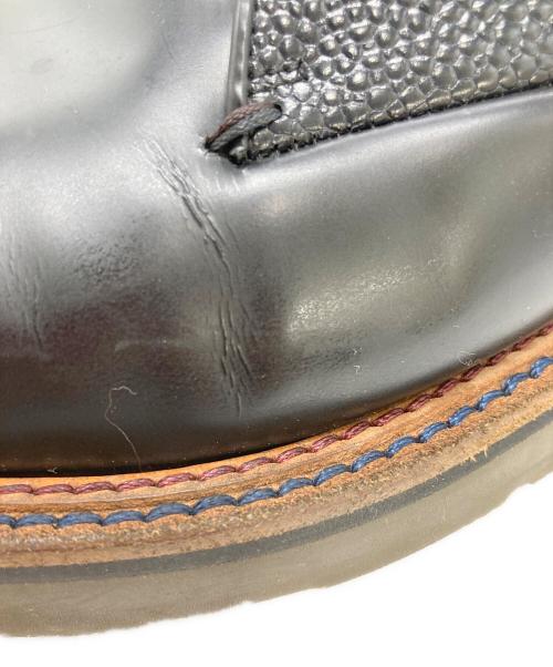 PAUL SMITH（ポールスミス）PAUL SMITH (ポールスミス) Leather Hunter Boots/切替チャッカブーツ ブラック サイズ:43の古着・服飾アイテム