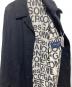 中古・古着 COMME des GARCONS HOMME (コムデギャルソン オム) 裏地ロゴウールチェスターコート ブラック サイズ:M 未使用品：23000円