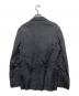 COMME des GARCONS HOMME (コムデギャルソン オム) ウールリネン縮絨ジャケット ブラック サイズ:M：15000円