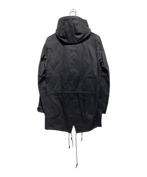 COMME des GARCONS JUNYA WATANABE MAN（コム デ ギャルソン ジュンヤ ワタナベ マン）COMME des GARCONS JUNYA WATANABE MAN (コム デ ギャルソン ジュンヤ ワタナベ マン) MACKINTOSH (マッキントッシュ) モッズコート AD2010 ブラック サイズ:Sの古着・服飾アイテム