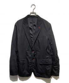 COMME des GARCONS HOMME（コムデギャルソン オム）の古着「ギャザーステッチテーラードジャケット」｜ブラック