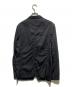 COMME des GARCONS HOMME (コムデギャルソン オム) ギャザーステッチテーラードジャケット ブラック サイズ:S：12000円