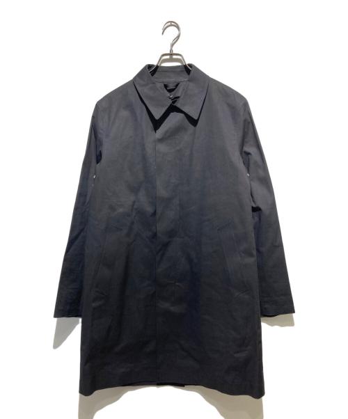 Y's for men（ワイズフォーメン）Y'S for men (ワイズフォーメン) MACKINTOSH (マッキントッシュ) ライナー付きゴム引きステンカラーコート ブラック サイズ:2の古着・服飾アイテム
