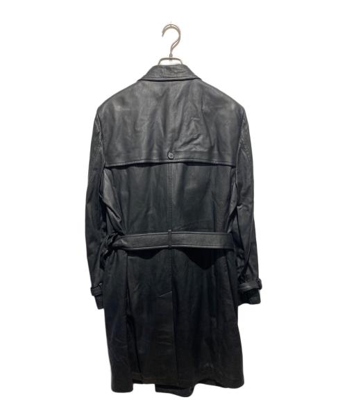 A.A.R yohji yamamoto（アール ヨウジヤマモト）A.A.R yohji yamamoto (アール ヨウジヤマモト) カウレザーコート ブラック サイズ:L 未使用品の古着・服飾アイテム