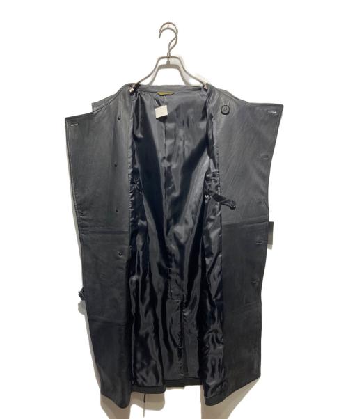 A.A.R yohji yamamoto（アール ヨウジヤマモト）A.A.R yohji yamamoto (アール ヨウジヤマモト) カウレザーコート ブラック サイズ:L 未使用品の古着・服飾アイテム
