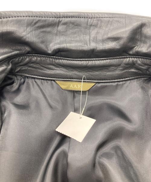 A.A.R yohji yamamoto（アール ヨウジヤマモト）A.A.R yohji yamamoto (アール ヨウジヤマモト) カウレザーコート ブラック サイズ:L 未使用品の古着・服飾アイテム