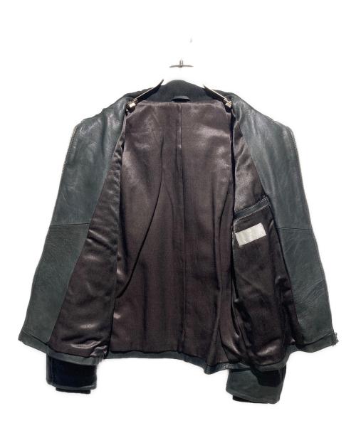 TABLOID NEWS（タブロイド ニュース）TABLOID NEWS (タブロイド ニュース) ラムレザージャケット ブラック サイズ:3 未使用品の古着・服飾アイテム