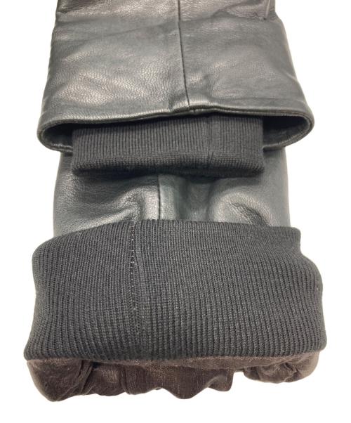 TABLOID NEWS（タブロイド ニュース）TABLOID NEWS (タブロイド ニュース) ラムレザージャケット ブラック サイズ:3 未使用品の古着・服飾アイテム