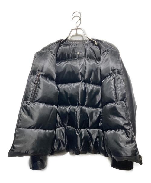 TETE HOMME（テット オム）TETE HOMME (テット オム) カウレザーダウンジャケット ブラック サイズ:Lの古着・服飾アイテム
