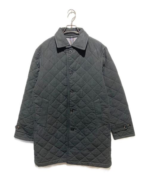 LAVENHAM（ラベンハム）LAVENHAM (ラベンハム) EDIFICE (エディフィス) キルティングコート ブラック サイズ:38の古着・服飾アイテム