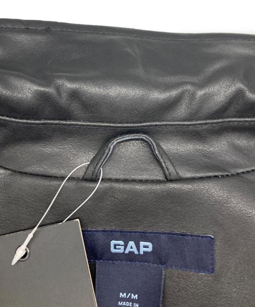 OLD GAP（オールドギャップ）OLD GAP (オールドギャップ) レザースポーツジャケット ブラック サイズ:M 未使用品の古着・服飾アイテム