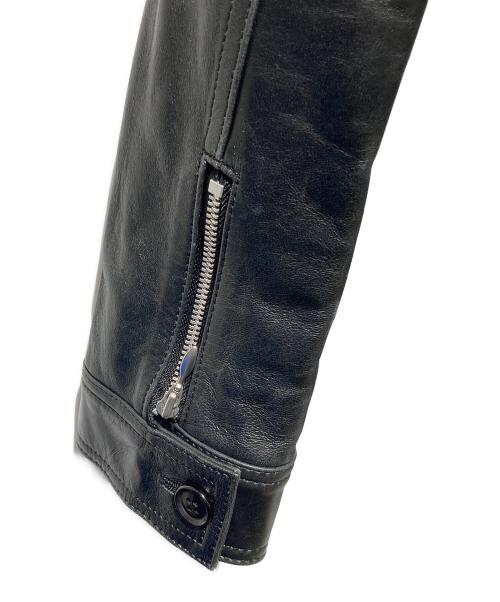 A.A.R yohji yamamoto（アール ヨウジヤマモト）A.A.R yohji yamamoto (アール ヨウジヤマモト) レザージャケット ブラック サイズ:L 未使用品の古着・服飾アイテム