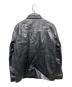 A.A.R yohji yamamoto (アール ヨウジヤマモト) レザージャケット ブラック サイズ:L 未使用品：18000円