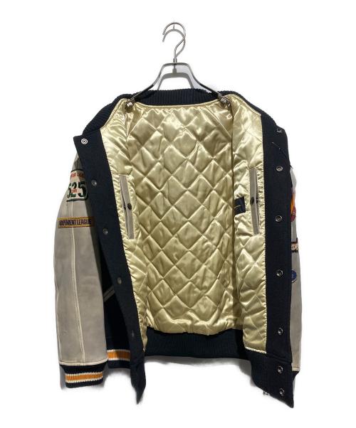 COMME CA NOUVEL（コムサヌベール）COMME CA NOUVEL (コムサヌベール) ワッペンスタジャン ネイビー サイズ:Fの古着・服飾アイテム