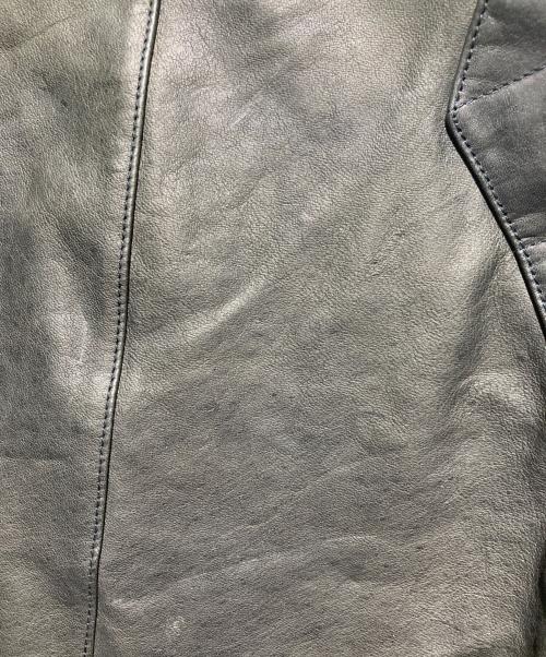 TABLOID NEWS（タブロイド ニュース）TABLOID NEWS (タブロイド ニュース) ホースレザーライダースジャケット ブラック サイズ:34 未使用品の古着・服飾アイテム