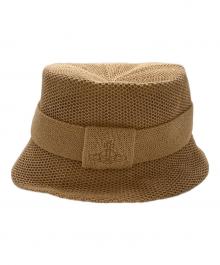 Vivienne Westwood（ヴィヴィアンウエストウッド）の古着「オーブモチーフペーパーハット」｜ベージュ